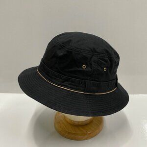 Black Bucket Hat Safari Style Sun Hat